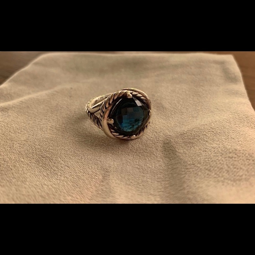 Authentic David Yurman Ring - Hampton Blue